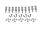 GZP 10pck Ign. plate stud/bolt kit #3260 (GB)