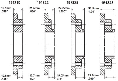GZP Trans sprocket 25T BT07UP no offset (GB)