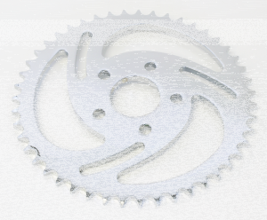 GZP Chrome Swirled sprocket 48T FXR 82-8 (GB)