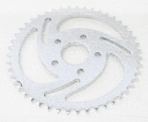 GZP Chrome Swirled sprocket 51T BT& XL 7 (GB)