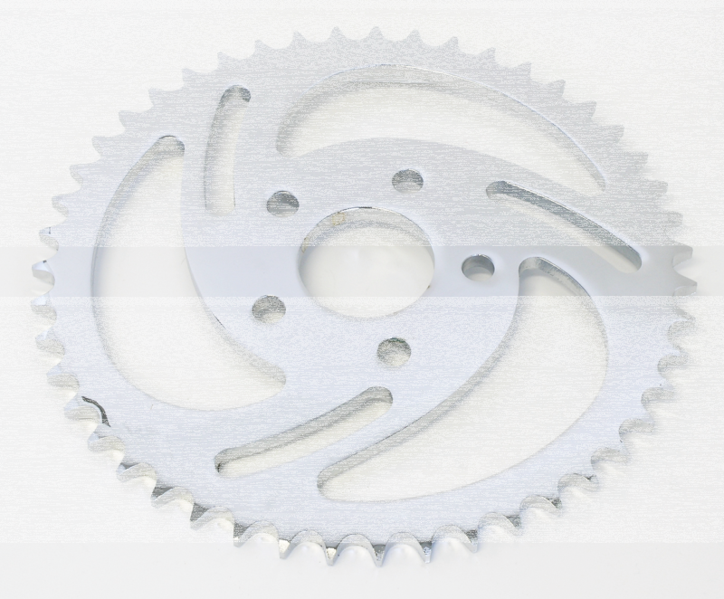GZP Chrome Swirled sprocket 47T XL82-85 (GB)