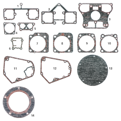 PR Cyl. base gaskets BT84-99 3 5/8" RCM (GB)