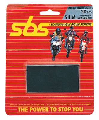SBS anti vibration brake pad shim (GB)