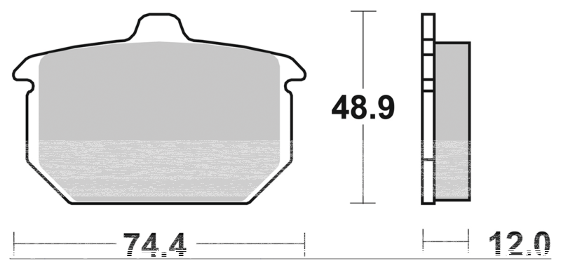SBS HF Brake Pads FL/FX/XL 82-up (GB)
