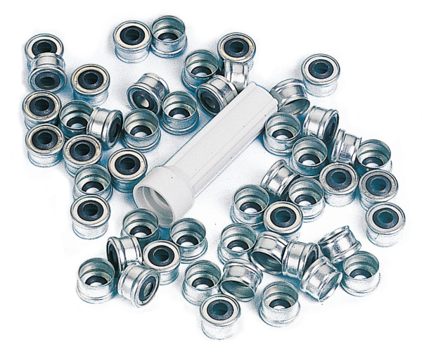 50pck Exh.Valve stem seal XL57-85 +drivr (GB)