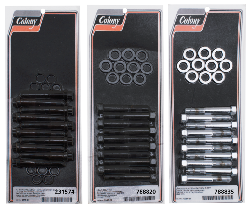 Big Bore headbolt kit blk BT48-84 (GB)