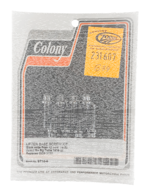Black 12-Pnt screws 1/4-20x7/8", set/8 (GB)