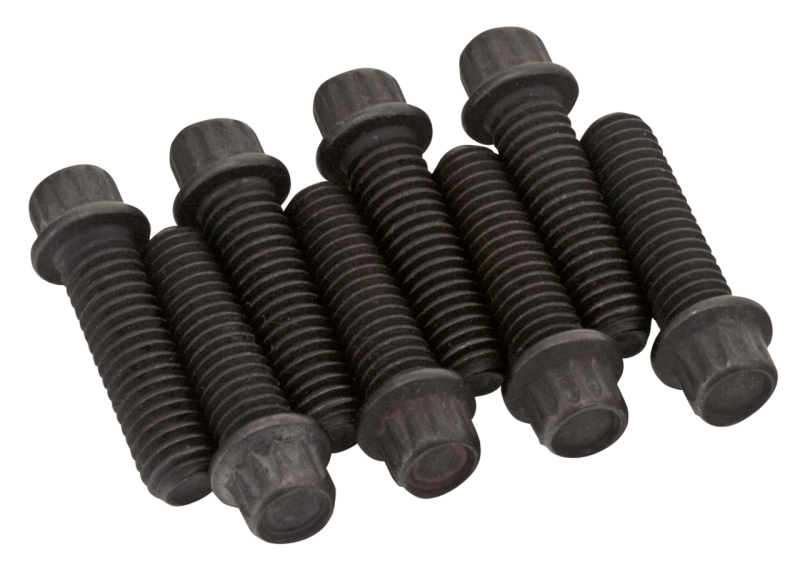 Black 12-Pnt screws 1/4-24 set/8 (GB)