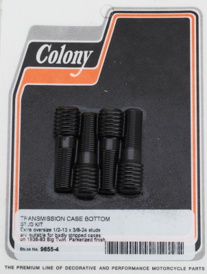 4pck Transm. stud kit O.S. 1/2-13x3/8-24 (GB)