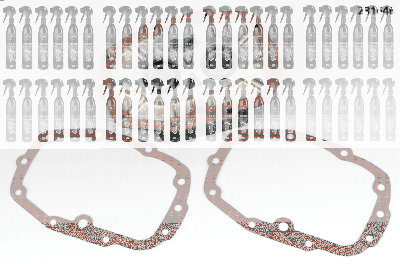 5pck beaded trapdoor cover gasket 79-up (GB)