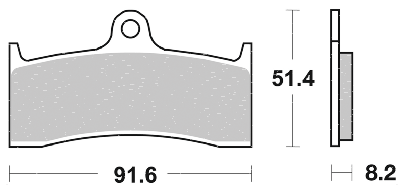 SBS HF Front brake pads Buell 98-02 (GB)