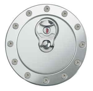 Aero 500 gas cap w/lock & 12 hole flange (GB)