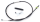 Clutch cable black BT87-06 L=61" (GB)