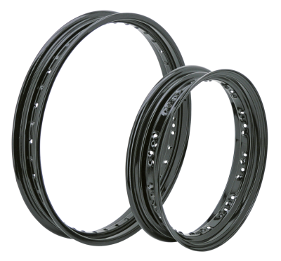 Rim black powdercoated 3.0x16" 05-up (GB)