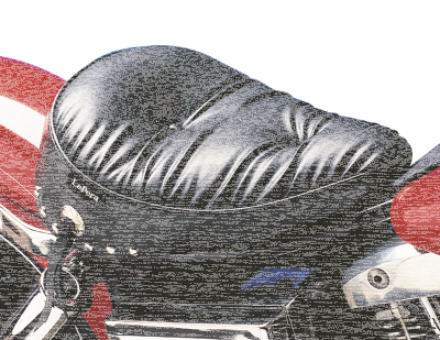 Solo seat plush with concho/studs FX-FLH (GB)