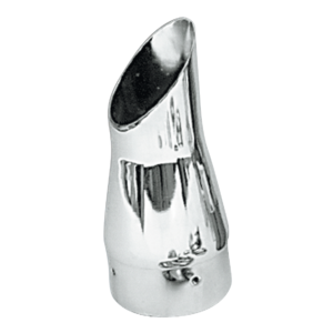 Supertrapp chrome slash/cut end cap