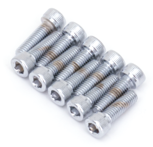 Chrome allen head screws primary cvr set (GB)