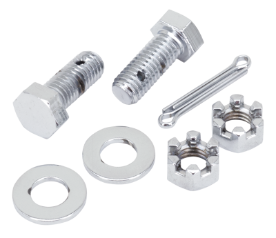 Chrome hex head bolts rear brake arm sup (GB)