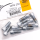 10pck Chrome allen screws 3/8-24x1.000 (GB)