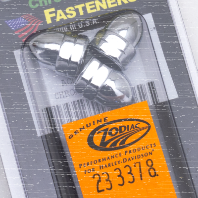 Blister Chrome acorn nuts M10x1.50 set/3 (GB)