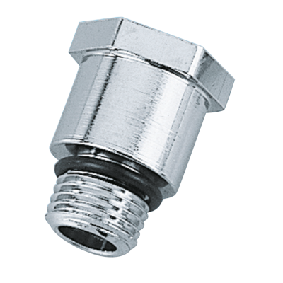 Chrome plated base for gauge mounting