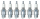 6pck Champion D-16 spark plugs hi compr (GB)