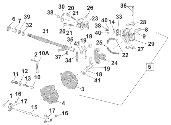 Shifter cam XL77-90 (GB)