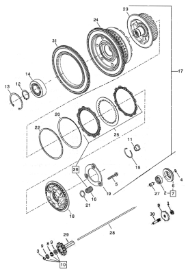 Clutch Housing Bearing BT11-17 (GB)