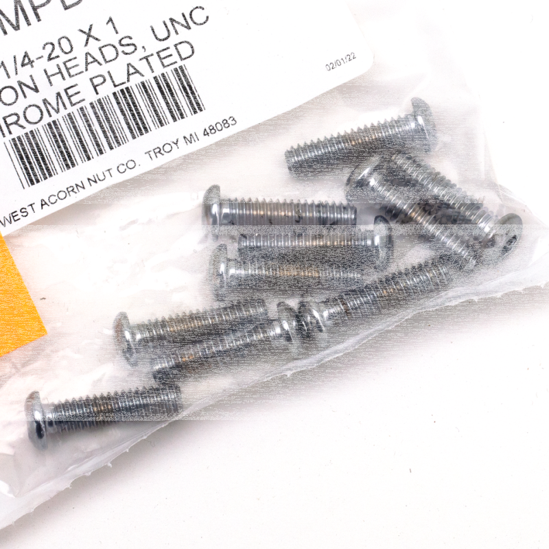 10pck Button head screws 1/4-20x1 UNC (GB)