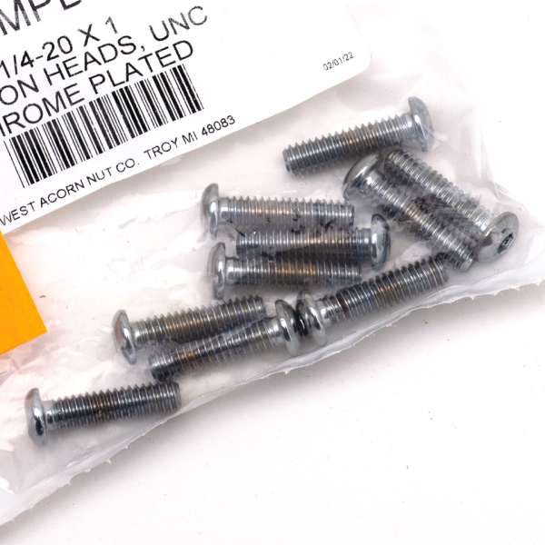 10pck Button head screws 1/4-20x1 UNC (GB)