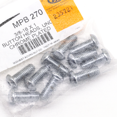 10pck Buttonhead screws 3/8-16x1 UNC (GB)