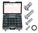 10pck 1/4-20x1/2 chrome sckt button head