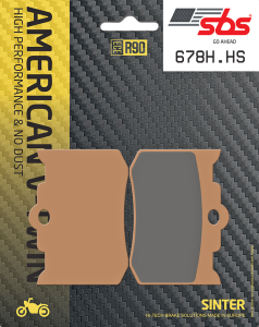 SBS HS front brake pads PM 125x4R