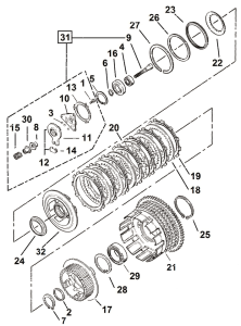 Clutch pressure plate XLl84-90 (GB)
