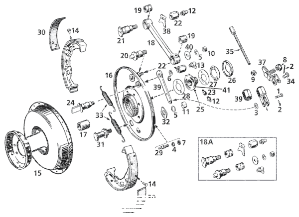 Front brake operating lever (GB)