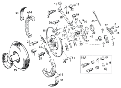 Front brake operating lever (GB)