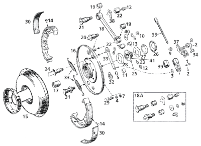 10pck fork stud lock washer (GB)