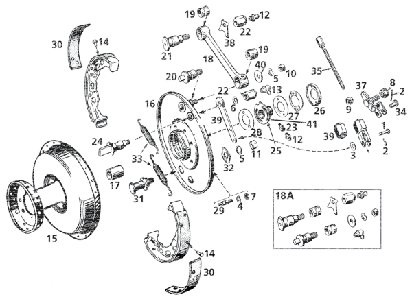 Washer, spring stabilizer front (GB)