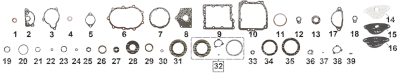 25pck O-ring GENUINE JAMES #11166 (GB)