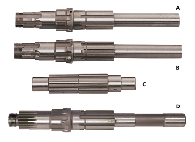 Andrews Transm. mainshaft XL71-m84 (GB)