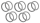 10pck Banjo bolt seal washer 11mm alum (GB)