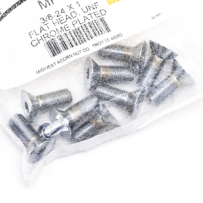 10pck Flat head socket 3/8-24x1" UNF (GB)