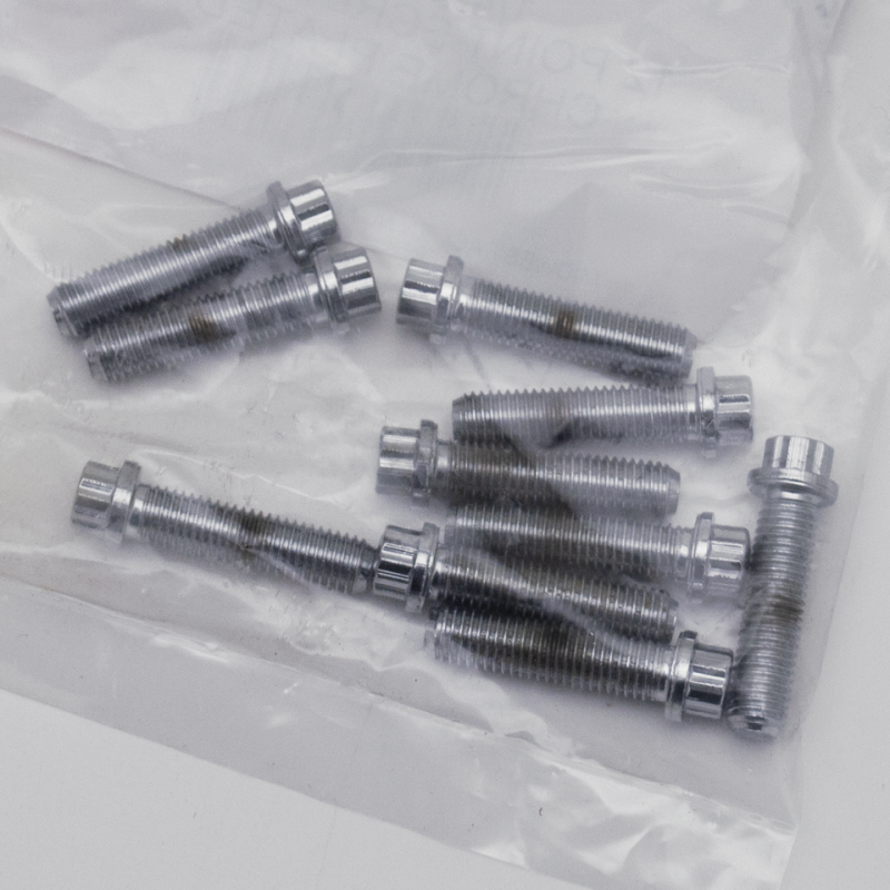 10pck 12-point screw 1/4-28x1", UNF (GB)