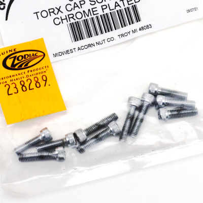 10pck Knurled torx screw 8-32x5/8", (GB)