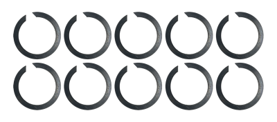 10pck Retaining rings #11177A (GB)