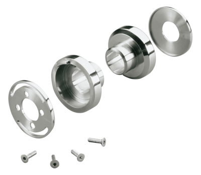 Hide-Away Fork stop kit polish stainl. (GB)