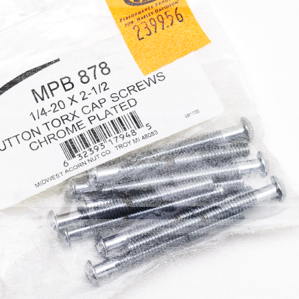 10pck Torx button head 1/4-20x2 1/2",UNC (GB)