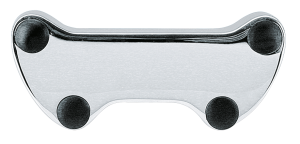 GZP Handlebar clamp H-D with 4 rubber ca