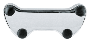 GZP Handlebar clamp H-D with 4 rubber ca