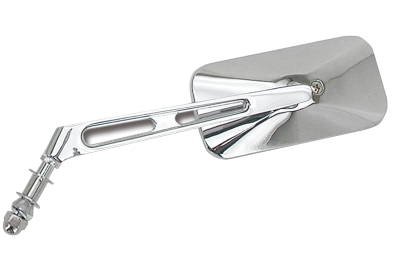 GZP Rectangular mirror solid stem L/H